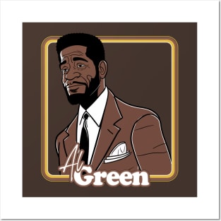 Al Green / Retro Aesthetic 70s Soul Fan Design Posters and Art